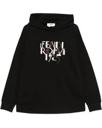 Fendi - Roma Cotton Hoodie - Lyst