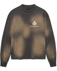 don't waste culture - Logo-Print Faded Long-Sleeve T-Shirt - Lyst