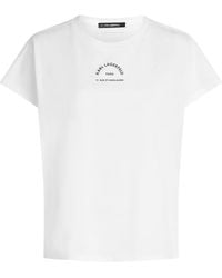 KARL LAGERFELD - Rue St-Guillaume Relaxed T-Shirt - Lyst