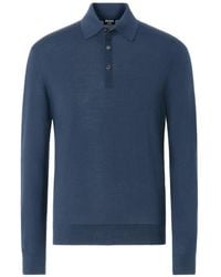 ZEGNA - Light Trofeo 15Milmil15 Wool Polo Shirt - Lyst