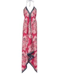 Etro - Bandana-print Silk Beach Dress - Lyst