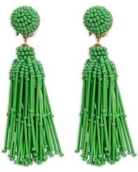 Carolina Herrera - Pendientes con borla colgante - Lyst