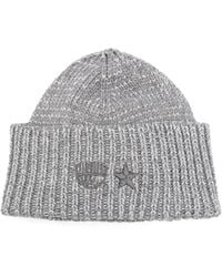 Chiara Ferragni - Eye Star-Embroidered Beanie - Lyst