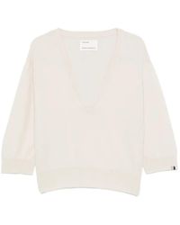 Extreme Cashmere - Pearl V-Neck Sweater - Lyst