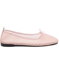 Repetto - Mesh Bow-Detail Ballet Flats - Lyst