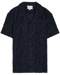 Raith - Fausto Geometric-Patterned Terry-Cloth Shirt - Lyst