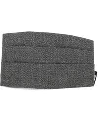 The Erose - Pleated-Design Wool Belt - Lyst