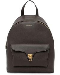Coccinelle - Beat Generation Grained Leather Backpack - Lyst