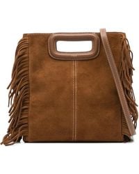 Maje - Handtasche Mit Fransen - Lyst