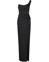 Rachel Gilbert - Duke Draped-Detailed Gown - Lyst