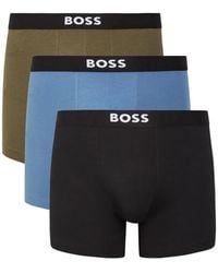 BOSS - Logo-Waistband Boxer Briefs (Set Of Three) - Lyst
