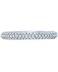 Kwiat - 18Kt Moonlight 3-Row Pave Diamond Ring - Lyst