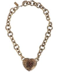Chloé - Heart-Charm Chain Necklace - Lyst