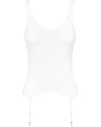 Maison Close - La Femme Amazone Suspenders-Detail Tank Top - Lyst