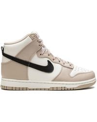 Nike Dunk High Fossil Stone (w) in White | Lyst