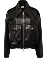 KHAITE - Owey Leren Jack - Lyst
