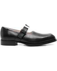 Egonlab - Moran Buckle-Strap Leather Loafers - Lyst
