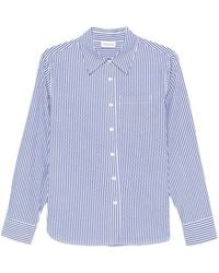 P.A.R.O.S.H. - Striped Cotton Shirt - Lyst