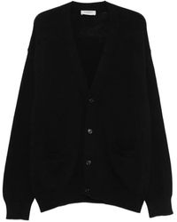 Laneus - Button-Up Knit Cardigan - Lyst