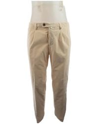 Myths - Corduroy Pleated Chino Trousers - Lyst