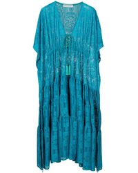 Olympiah - Santorini Lace-embroidered Midi Dress - Lyst