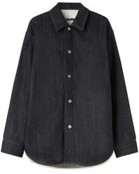 Jil Sander - ロングスリーブ デニムシャツ - Lyst