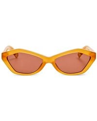 Jacquemus - Bambino Geometric-Frame Sunglasses - Lyst