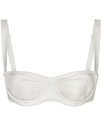 Dolce & Gabbana - Lace-Detail Balconette Bra - Lyst