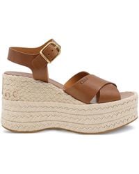 Chloé - Isla Wedge-Espadrilles 105Mm - Lyst
