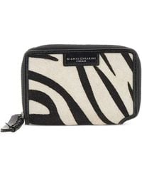 Gianni Chiarini - Horsy Zebra-Print Leather Wallet - Lyst