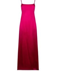 Max Mara - Maxi-Jurk Met Vierkante Hals En Strik - Lyst