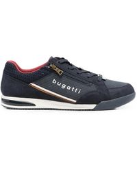 Bugatti - Logo-Print Zip-Detail Sneakers - Lyst