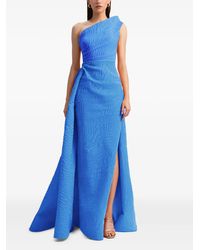 Gemy Maalouf - One-Shoulder Draped Maxi Dress - Lyst
