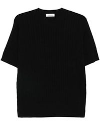 Kangra - Crew-Neck Cable-Knit T-Shirt - Lyst