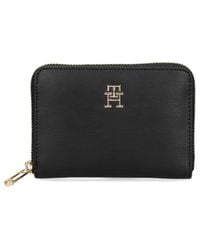 Tommy Hilfiger - Cartera con logo - Lyst