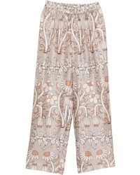 Biyan - Broek Met Bloemenprint - Lyst