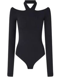 Pinko - Cut-Out Long-Sleeve Bodysuit - Lyst