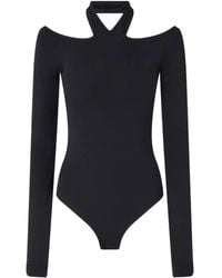 Pinko - Cut-Out Long-Sleeve Bodysuit - Lyst