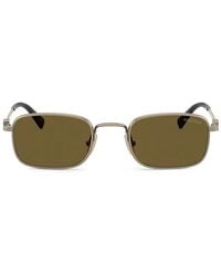 Miu Miu - Rectangle-Frame Sunglasses - Lyst