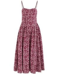 Jonathan Simkhai - Floral Guipure-Lace Midi Dress - Lyst