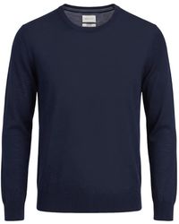 GANT - Fine-Knit Crew-Neck Wool Sweater - Lyst