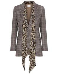 Marella - Prince Of Wales Check Blazer - Lyst