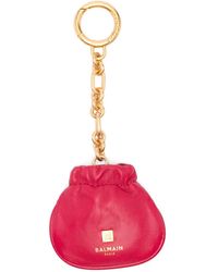 Balmain - Pouch Chain Keyring - Lyst
