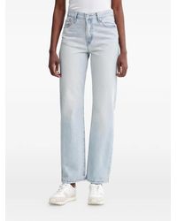 Levi's - Logo-Patch Straight Jeans - Lyst