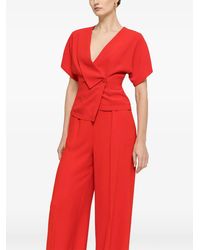 Nissa - V-Neck Buttoned Top - Lyst