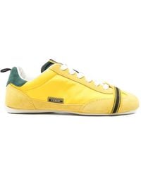 Fendi - Suede-Trim Panelled Sneakers - Lyst