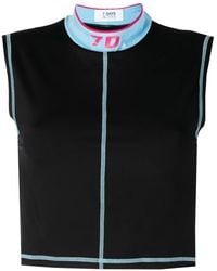 7 DAYS ACTIVE - Logo-Print Sleeveless Top - Lyst