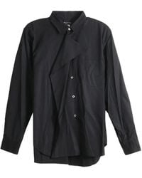 Comme des Garçons - Chemise Déstructurée Asymétrique Et Drapée - Lyst