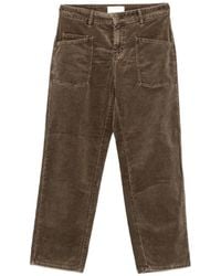 Five Jeans - Wlya Corduroy Straight-Leg Trousers - Lyst