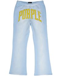 Purple Brand - Logo-print Track Pants - Lyst